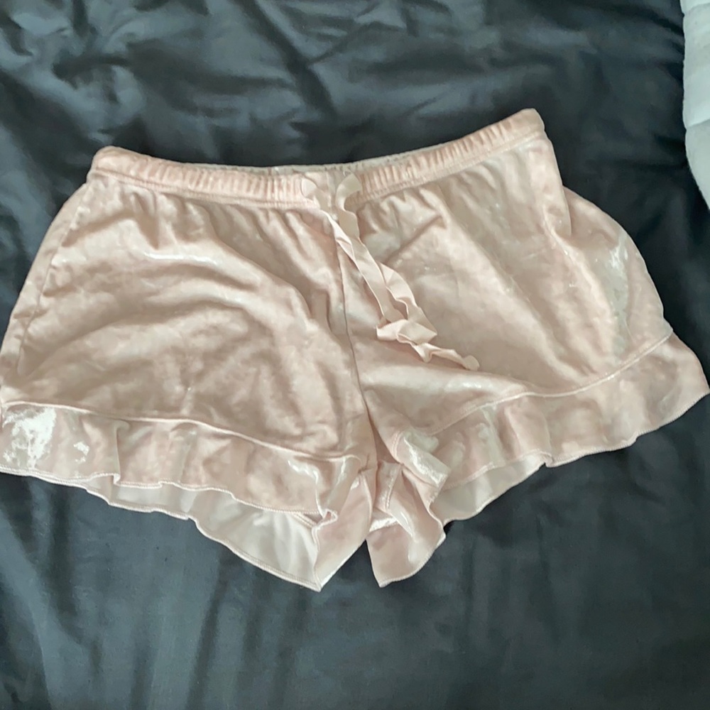 Victoria secret velvet shorts